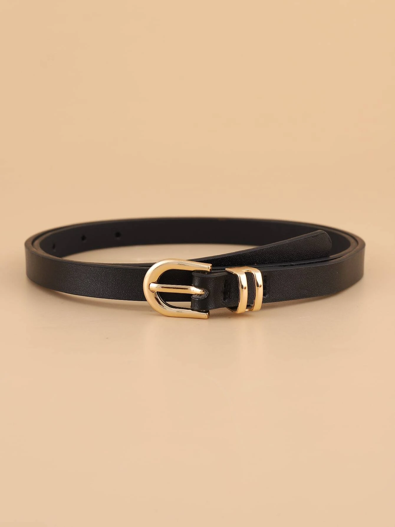 Women Simple Fashionable Versatile Decorative Waist Belt With U-Shaped Buckle - Image 3
