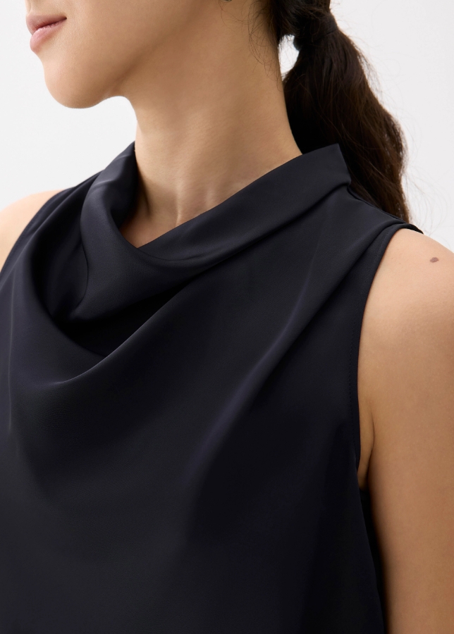 High Cowl Neck Top - Image 2