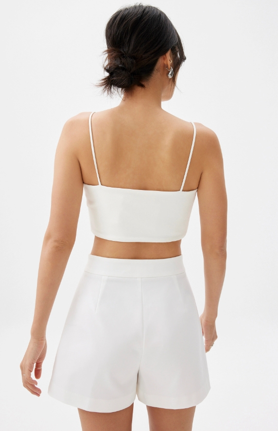 Padded Crop Camisole Top - Image 2