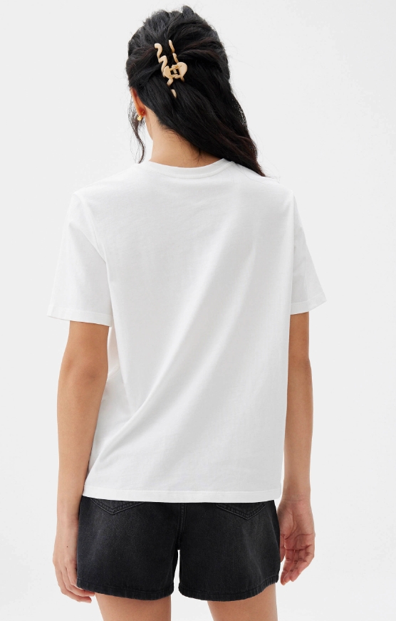 Simple Round Neck Tee - Image 2
