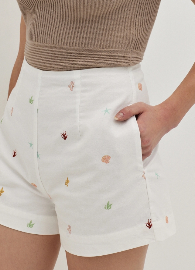 Cotton Classic Shorts in Tidal Daydream - Image 3