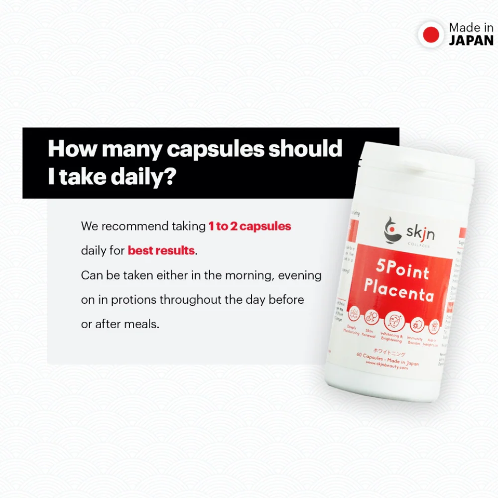 5 Point Placenta 60 capsules - Image 2