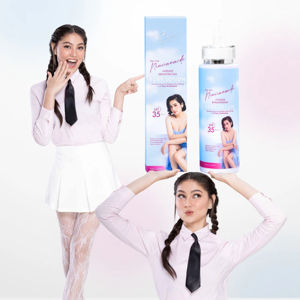 New Gen Niacinamide Intense Brightening Body Lotion SPF35 PA+++ 235ml - Image 2